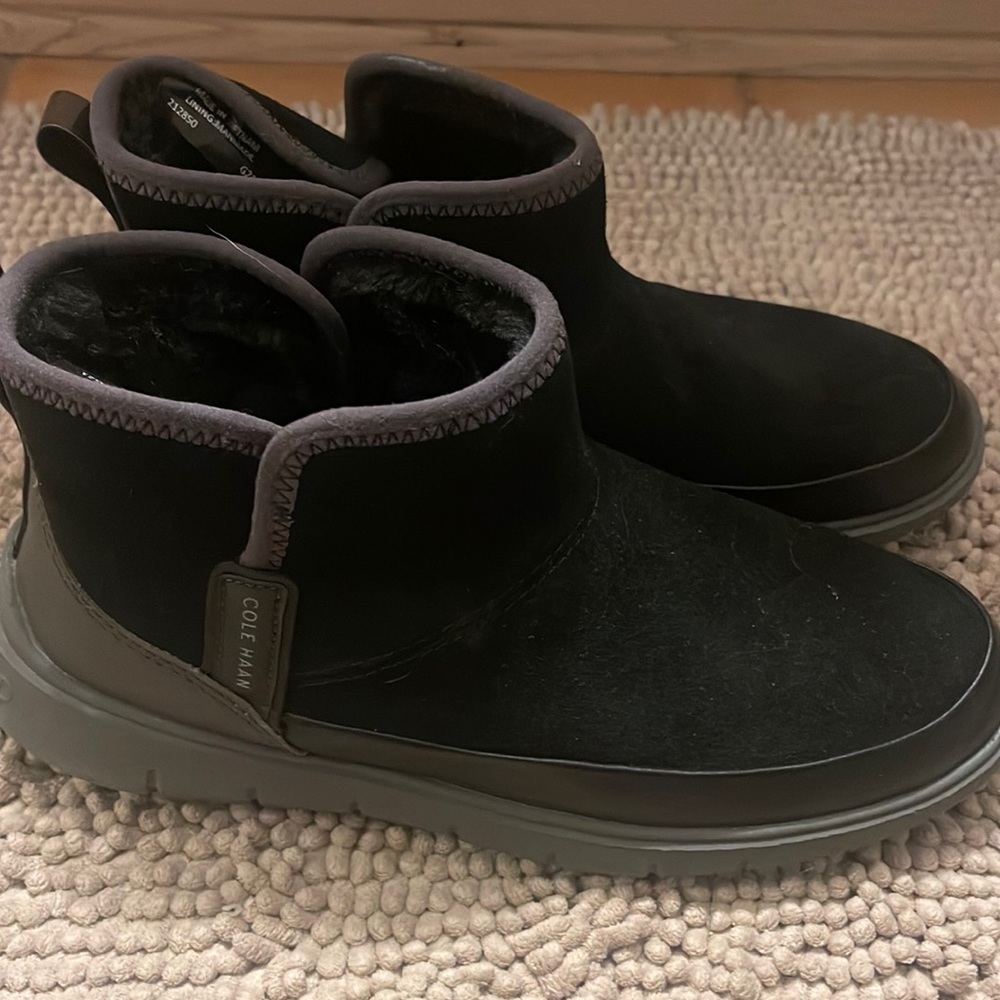 Coke Haan Warm Black Boots